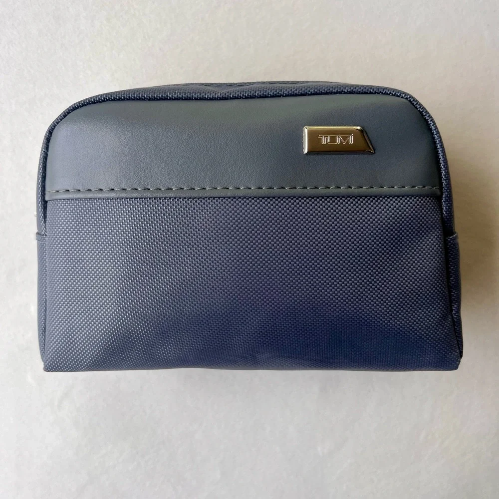 Tumi for Delta Gray Nylon Travel Toiletry Bag